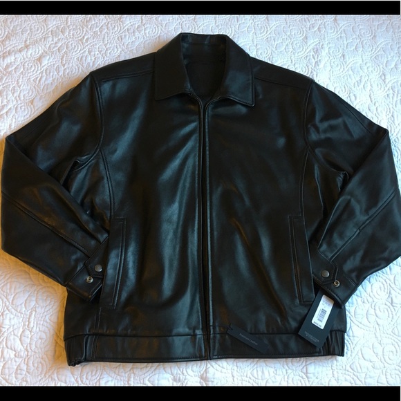 💼HP - Lambs Leather Bomber Jacket💼 - Picture 2 of 7